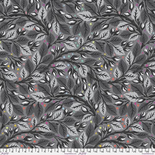 Tula Pink Graywork Nip in the Bud 108" Extra Wide Backing - Shadow
