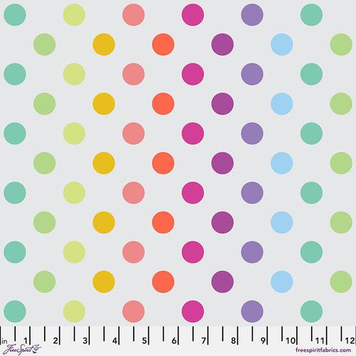Tula Pink True Colours Graywork Disco Pom Pom - Whisper