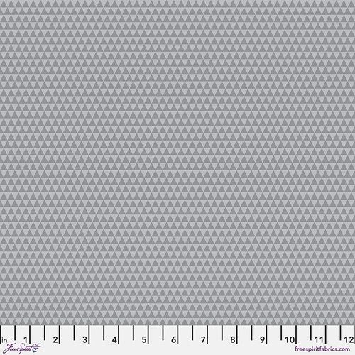 Tula Pink True Colours Graywork Kinda Shady -Fog
