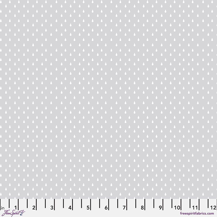 Tula Pink True Colours Ghost Droplets - Whisper