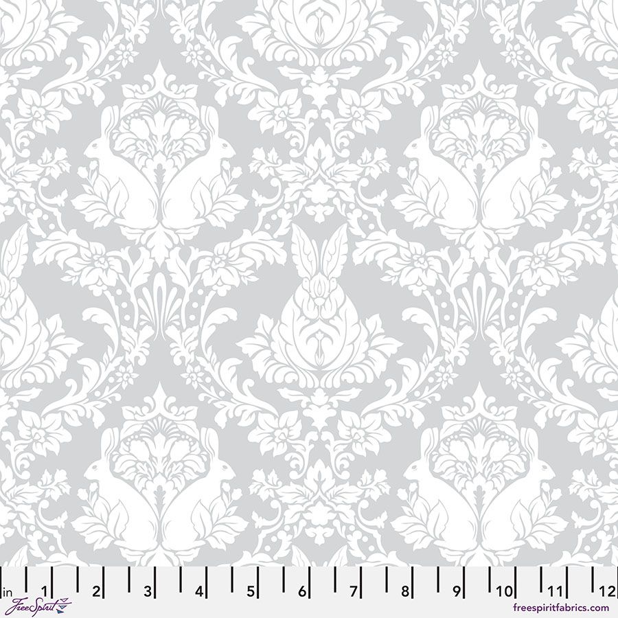 Tula Pink True Colours Ghost Bunny - Whisper