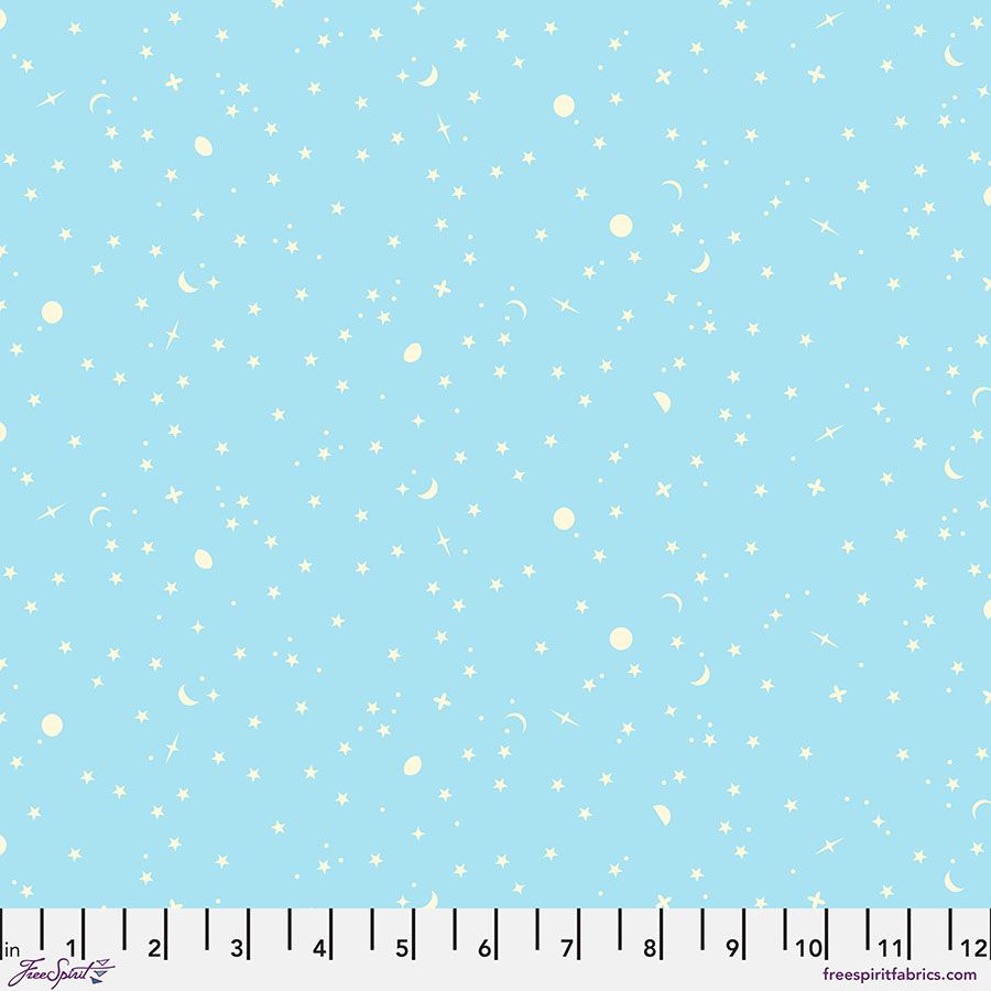 Tula Pink True Colours Space Sprinkles - Waterfall