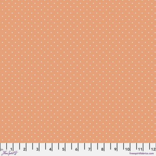 Tula Pink True Colours Tiny Dots - Peachy