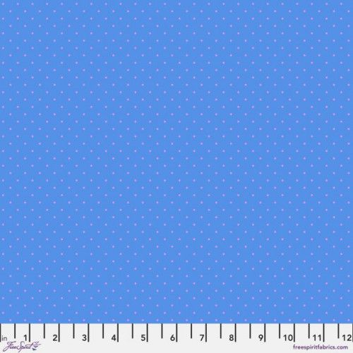 Tula Pink True Colours Tiny Dots - Sky