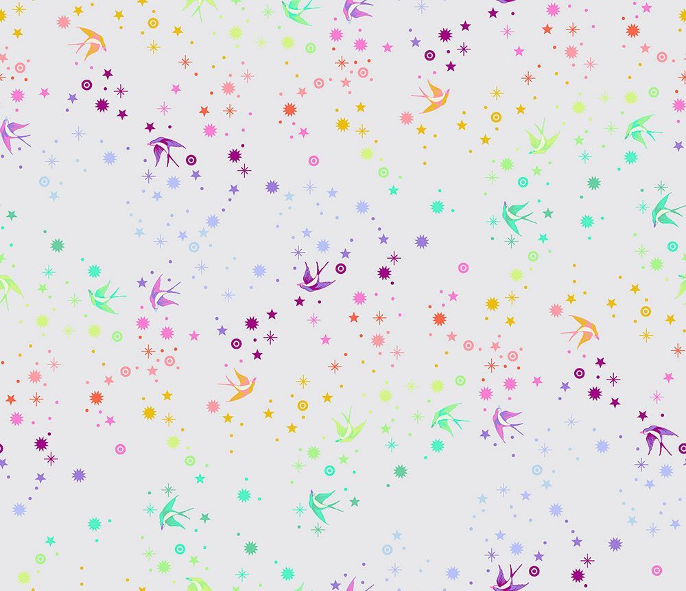 Tula Pink True Colours Fairy Dust - Whisper