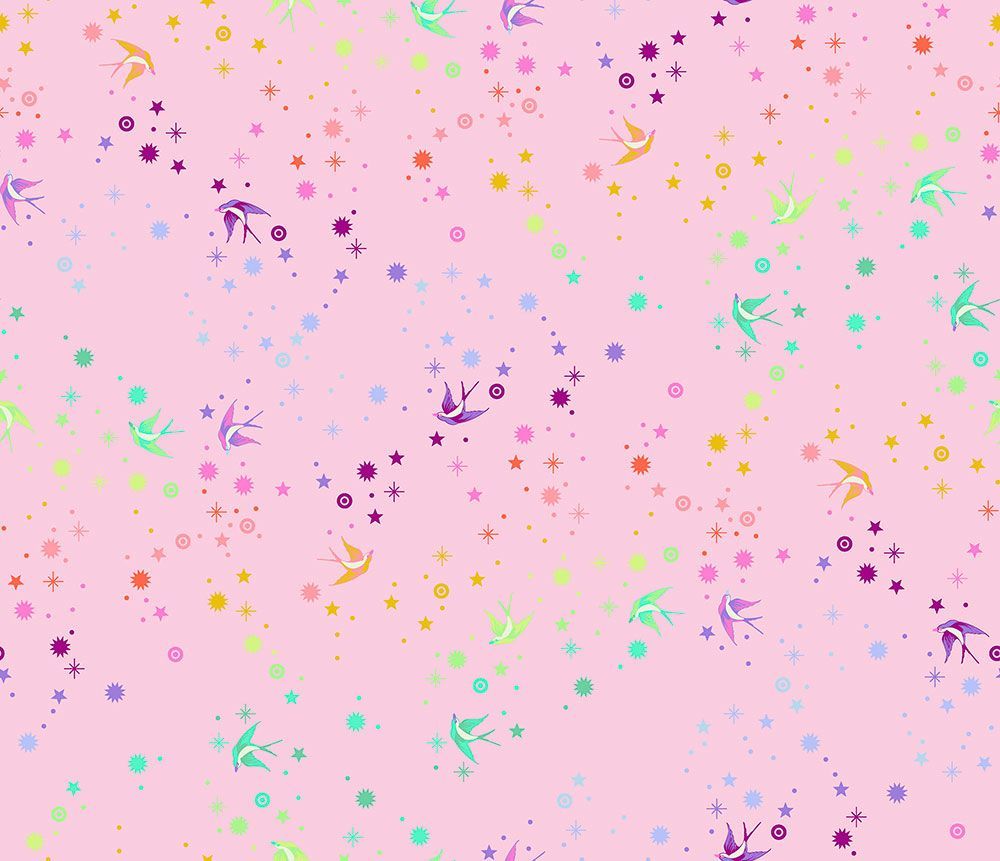 Tula Pink True Colours Fairy Dust - Blush