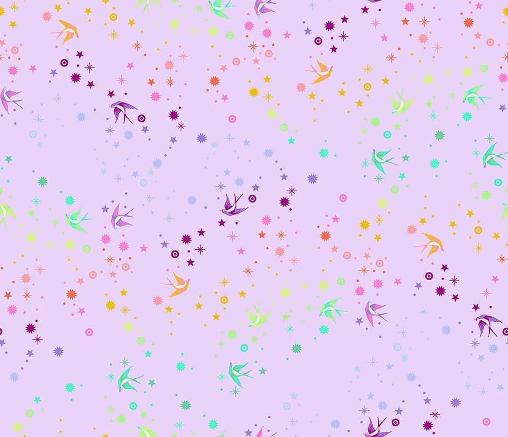 Tula Pink True Colours Fairy Dust - Lavender
