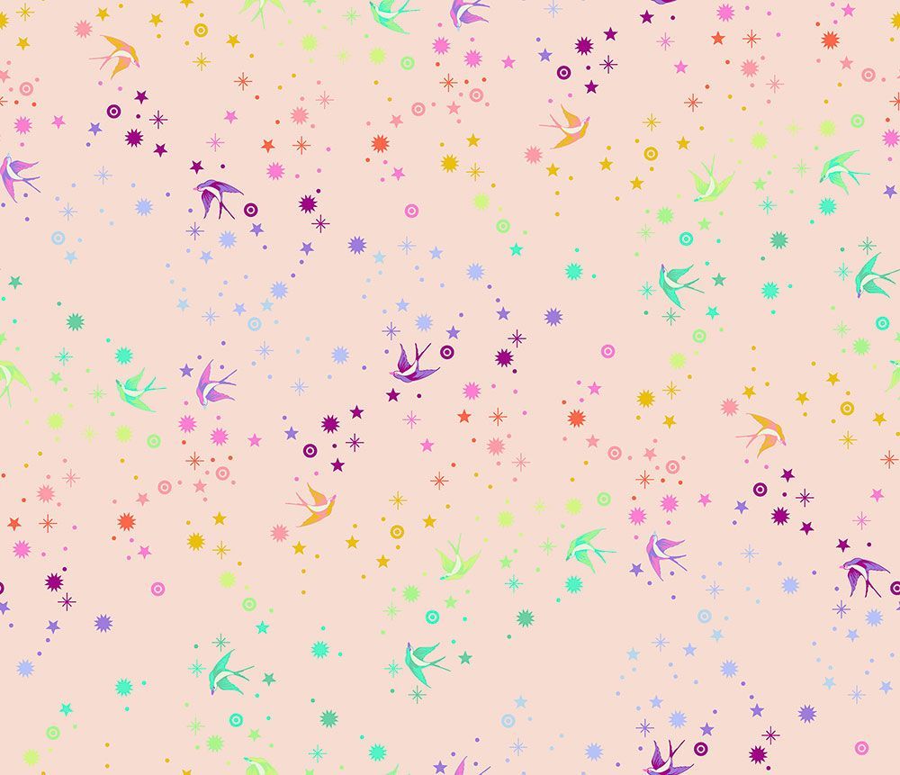 Tula Pink True Colours Fairy Dust - Sherbet