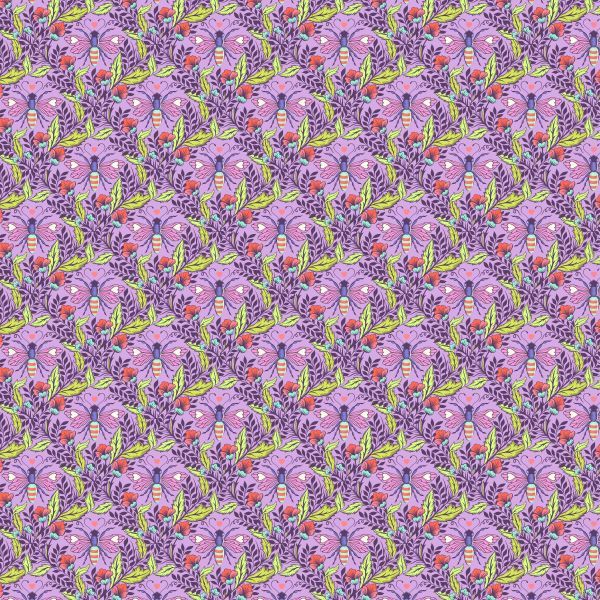 Tula Pink Full Moon Forest II Honey Maker - Blossom