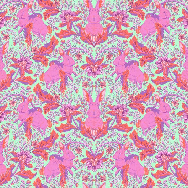 Tula Pink Full Moon Forest II Hoppy go Lucky - Blossom