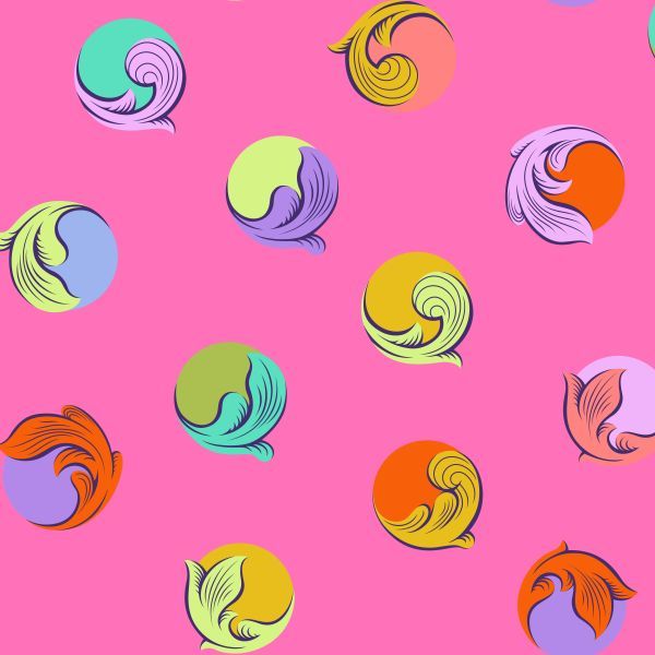 Tula Pink Legendary Gumball 108" Extra Wide Backing - Sugarplum