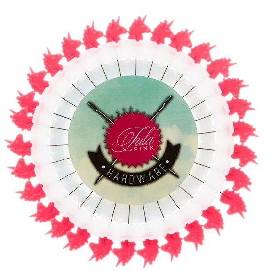 Tula Pink Unicorn Straight Pins