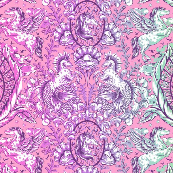Tula Pink Legendary Pony Tales - Wild Orchid - PRE ORDER