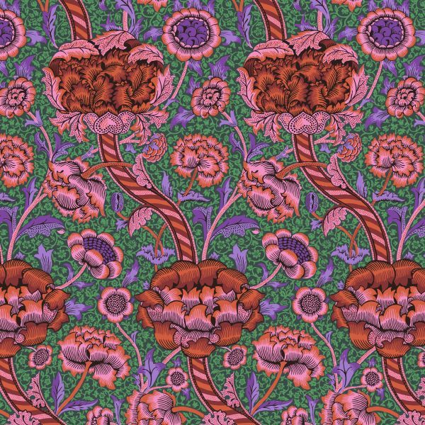 Kaffe Fassett x Morris & Co Wandle - Red