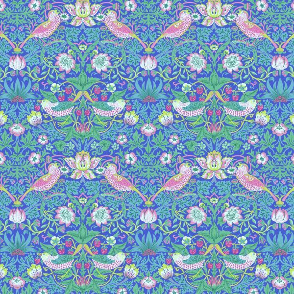 Kaffe Fassett x Morris & Co Strawberry Thief - Blue