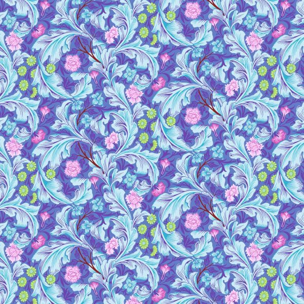 Kaffe Fassett x Morris & Co Leicester - Cobalt