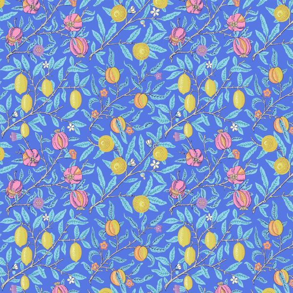 Kaffe Fassett x Morris & Co Fruit - Cobalt