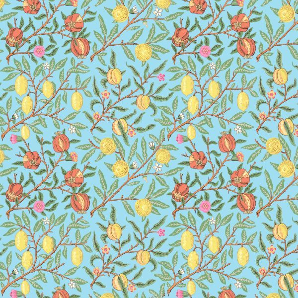 Kaffe Fassett x Morris & Co Fruit - Duck Egg