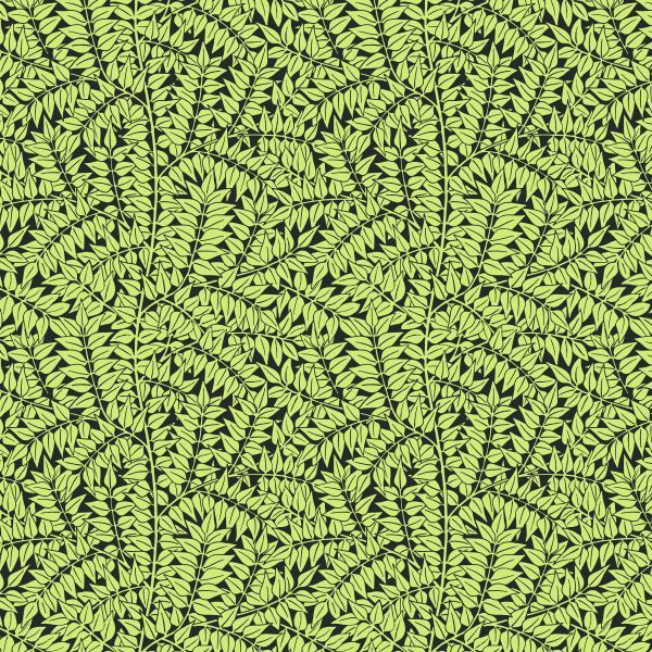 Kaffe Fassett x Morris & Co Branches - Black