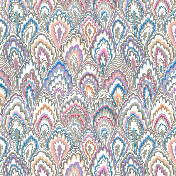 Kaffe Fassett Marble Scallops - Grey