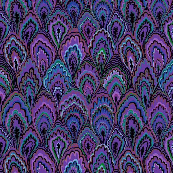 Kaffe Fassett Marble Scallops - Purple