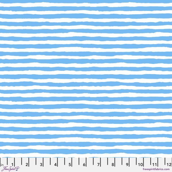 Brandon Mably Comb Stripe - Sky
