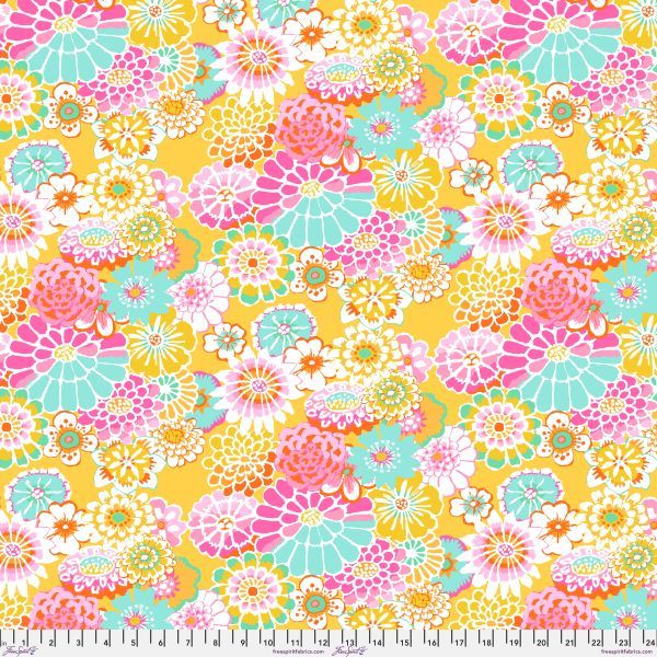 Kaffe Fassett Asian Circles - Yellow