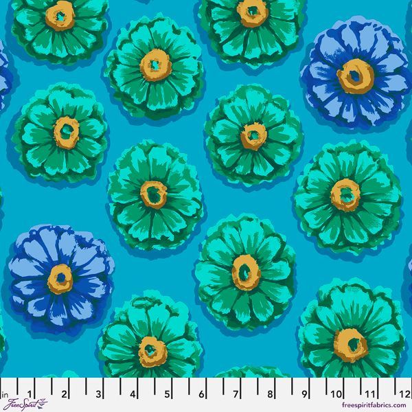 Kaffe Fassett Zinnia - Blue