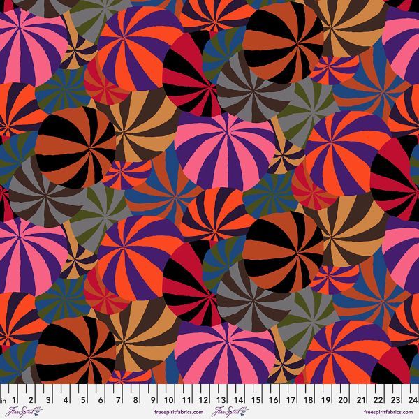 Kaffe Fassett Beach Balls - Maroon