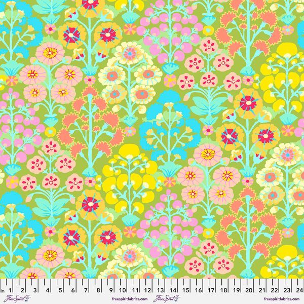 Kaffe Fassett Sprays - Lime