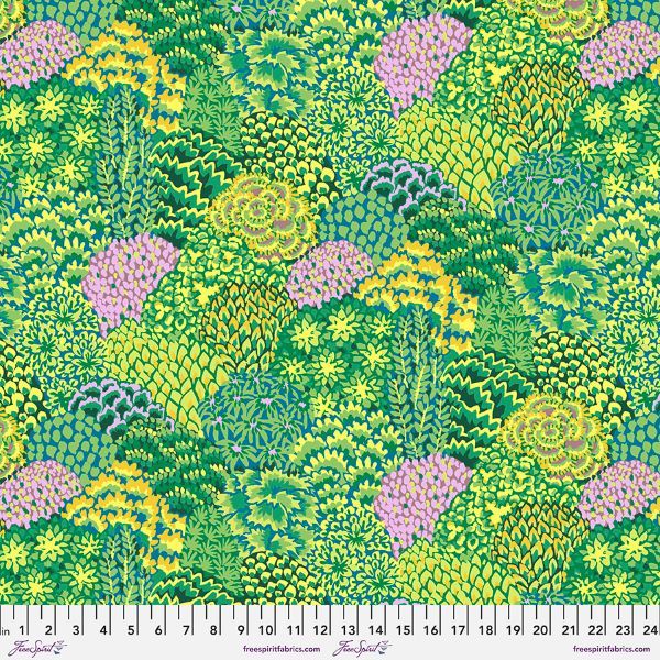 Kaffe Fassett Large Oriental Trees - Green