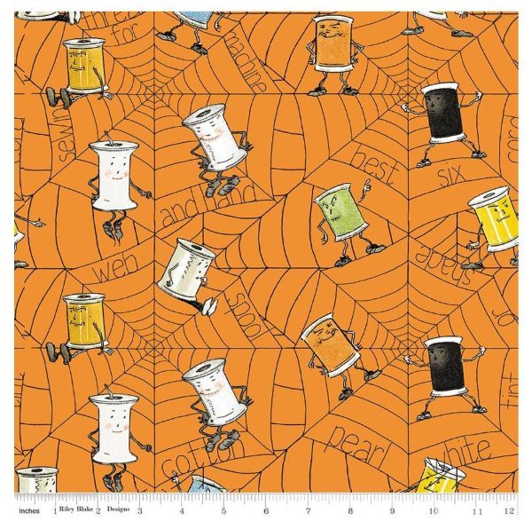 J Wrecker Frisch Scary Scraps Spooky Spools - Orange - PRE ORDER