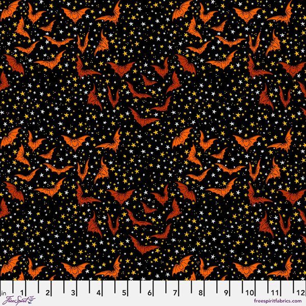 Club Hauer Costumes & Cobwebs Ditsy Bats - Black