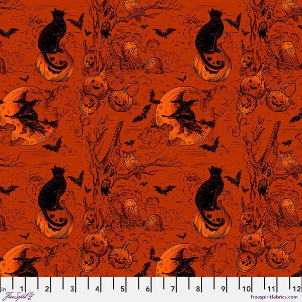 Club Hauer Costumes & Cobwebs Haunted Toile - Orange