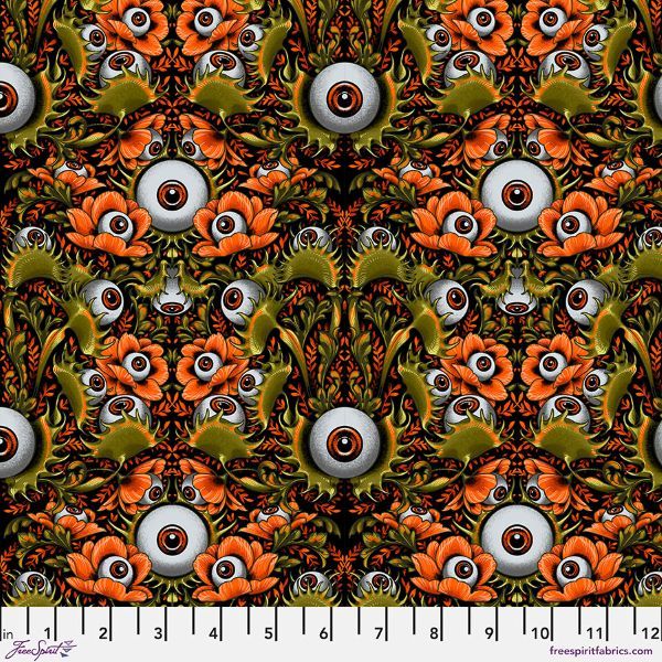 Club Hauer Costumes & Cobwebs Venus Eye Trap - Orange