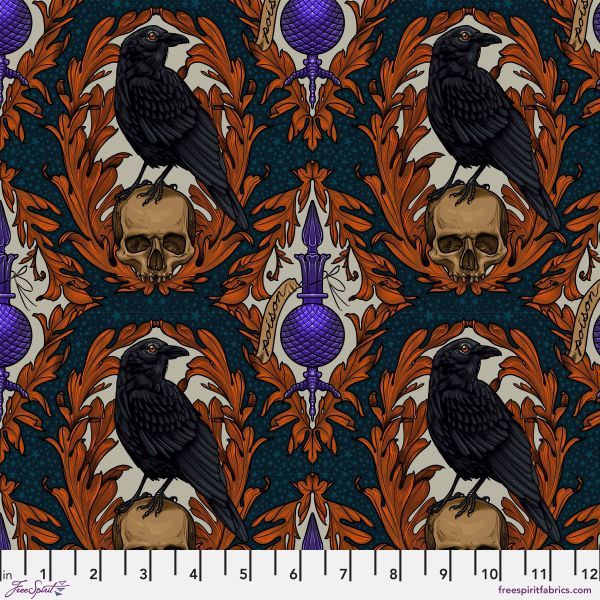 Club Hauer Mystic Moonlight Crow Damask - Multi