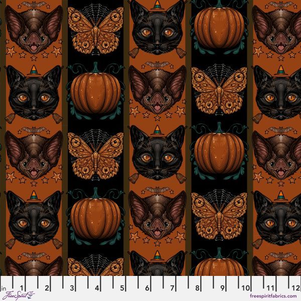 Club Hauer Mystic Moonlight Halloween Stripe - Orange