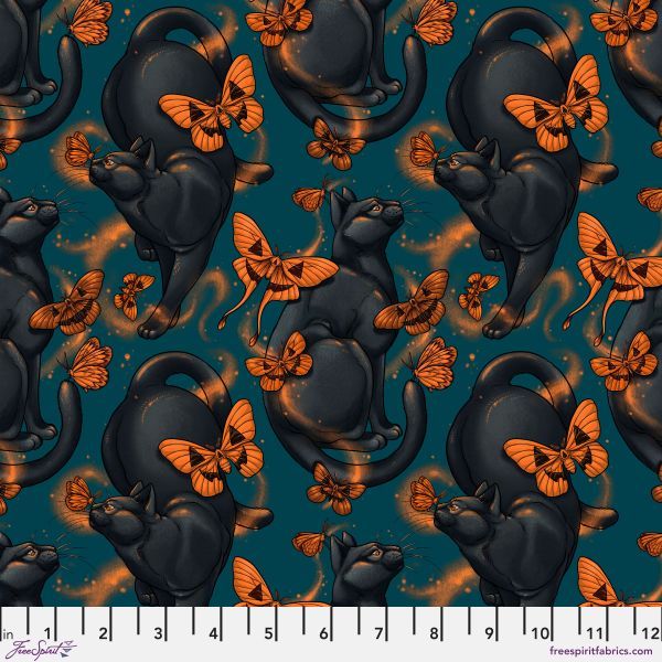 Club Hauer Mystic Moonlight Moth Cat - Turquoise