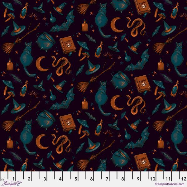 Club Hauer Mystic Moonlight Cottage Halloween - Purple