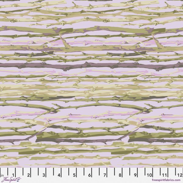 Martha Negley Garden Twig Stripe -Lavender