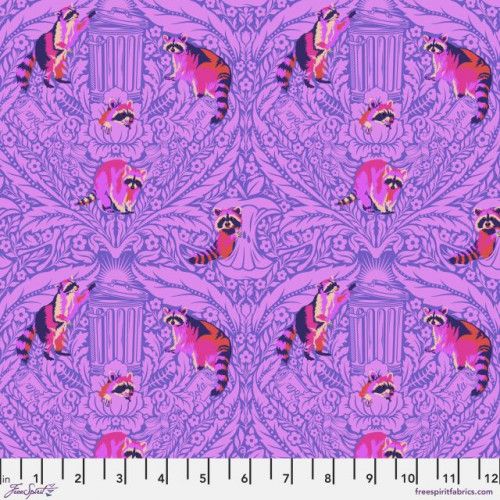 Tula Pink Tiny Beasts One Mans Trash - Glimmer