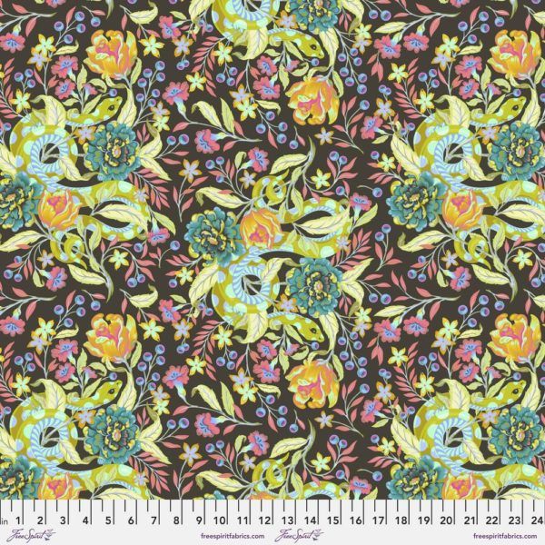 Tula Pink Moon Garden Hissy Fit - Dawn