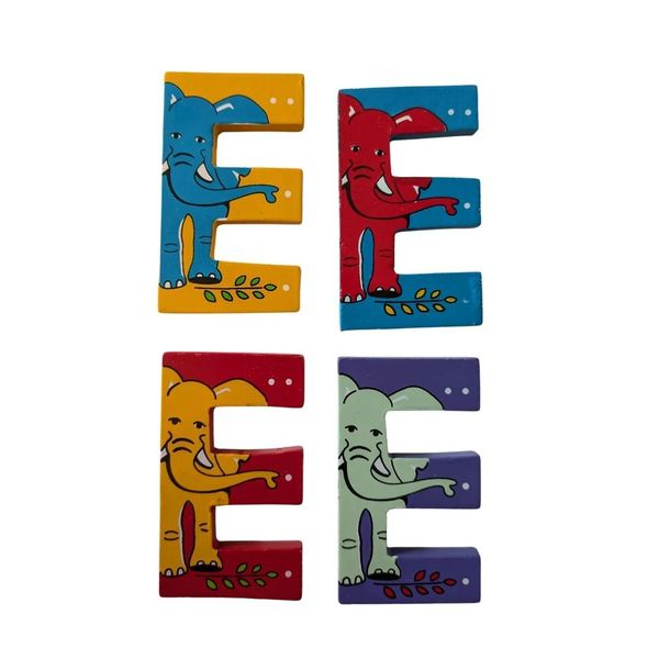 Lanka Kade Wooden Animal Letter - E