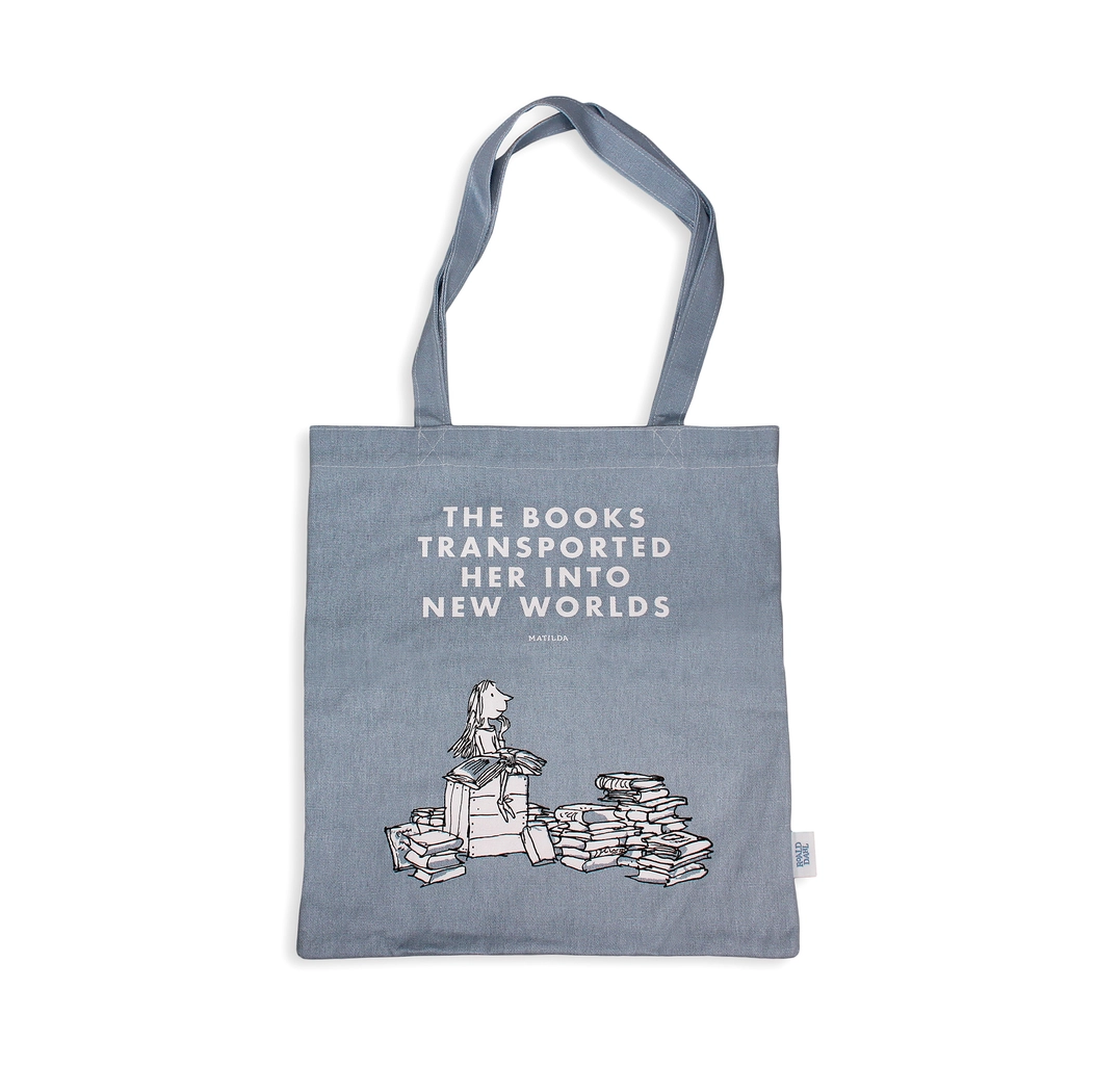Recycled Cotton Tote Bag Roald Dahl Matilda