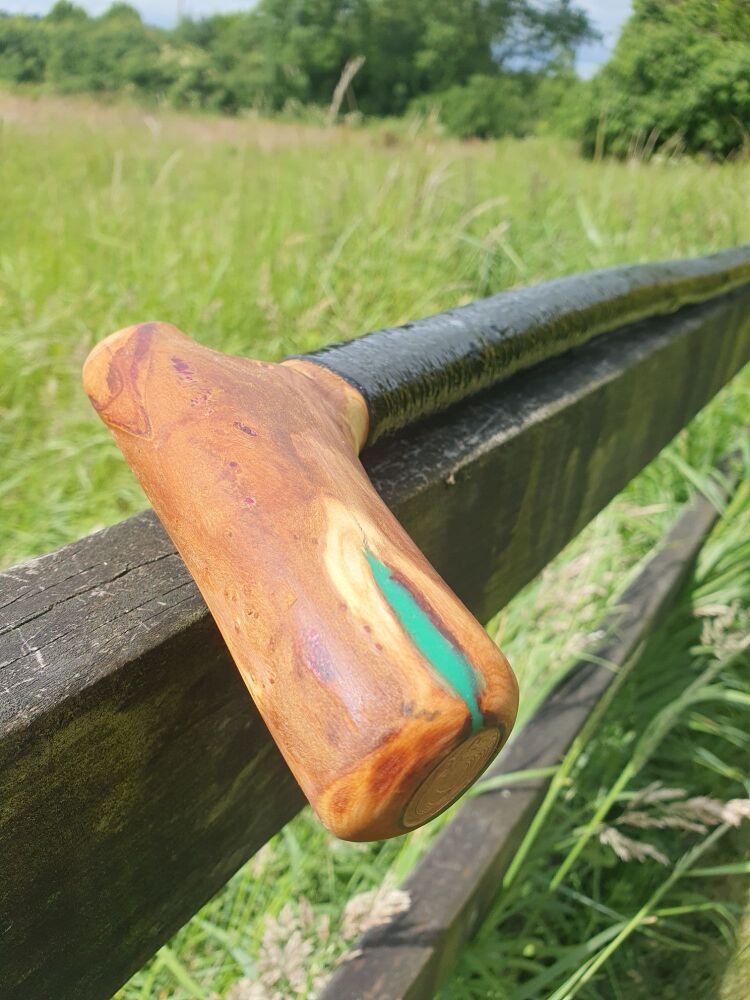 Handcrafted Irish Blackthorn Mobility Aid walking Stick