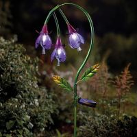 solar powered foxglove stake light