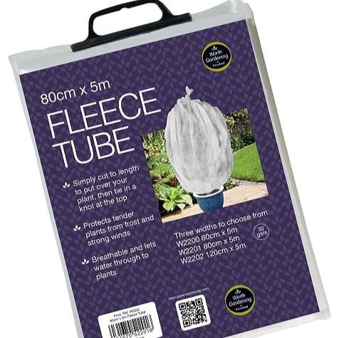 Garland Fleece Tube Plant Frost Protection Fabric Cover 80cm W x 5m L