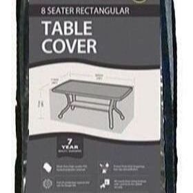 Garland 8 Seater Rectangular Black Polyester Table Cover W1380
