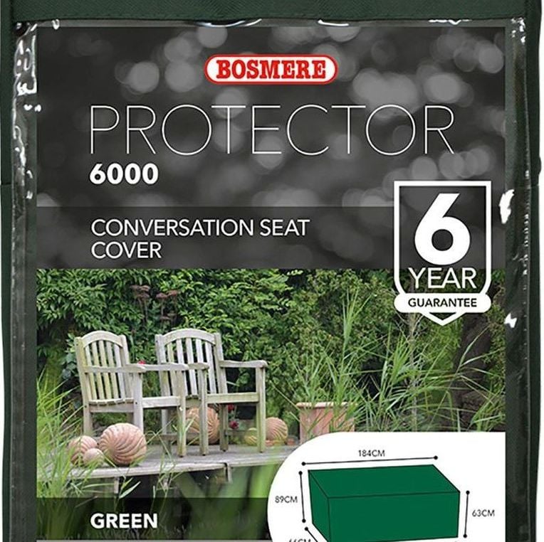 Bosmere Companion Conversation Love Seat Polyester Cover - Green C620