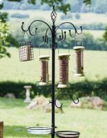 ChapelWood Complete Wild Bird Dining Station - Black 2.04m High 